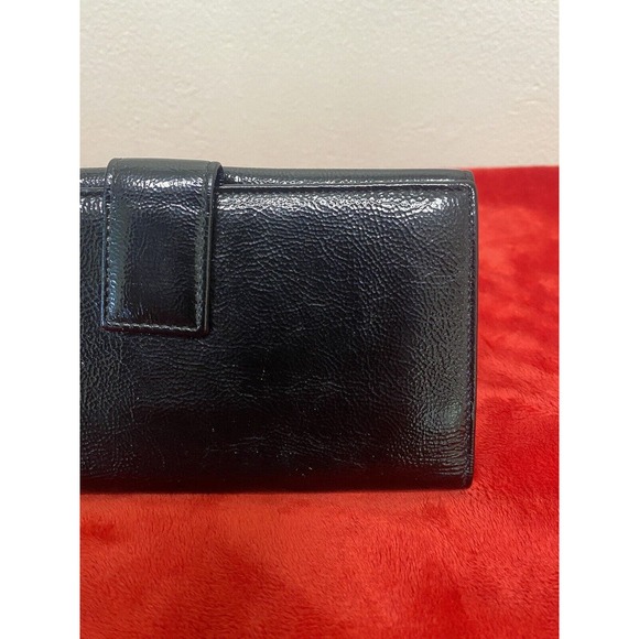 Yves Saint Laurent YSL Black Patent Leather Belle De Jour Flap Clutch With COA - Picture 7 of 16